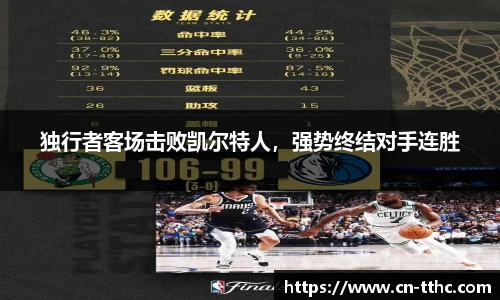 独行者客场击败凯尔特人，强势终结对手连胜